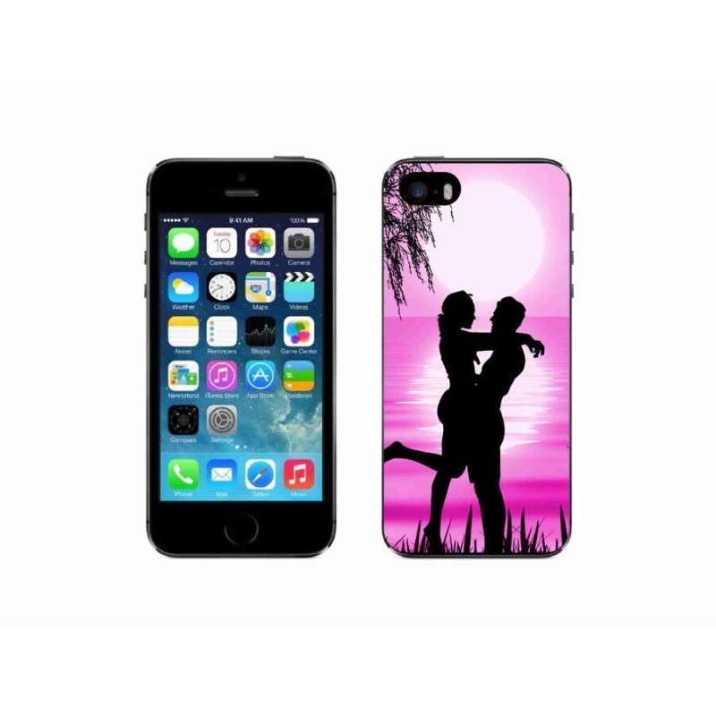 Gél tok mmCase iPhone SE (2016) készülékhez - naplemente