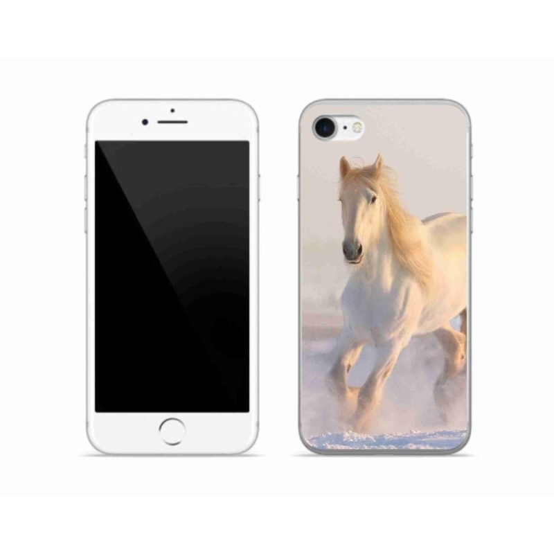 Gél tok mmCase iPhone SE-hez (2020) - ló a hóban