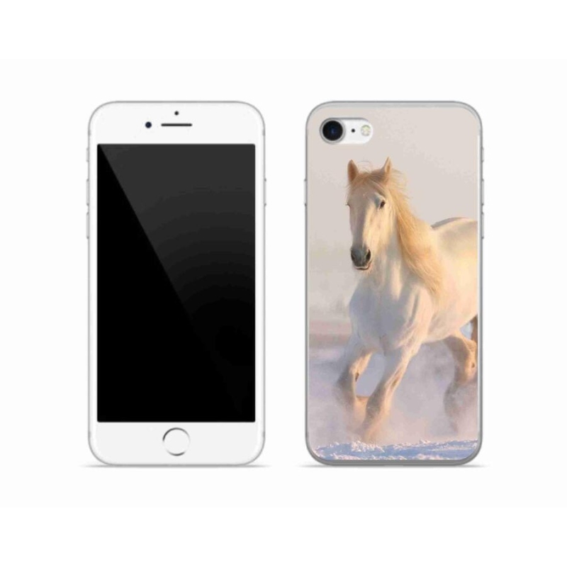 Gél tok mmCase iPhone SE-hez (2022) - ló a hóban