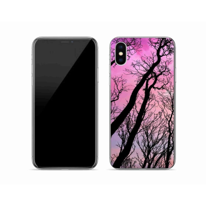 Gél tok mmCase iPhone X készülékhez - kidőlt fák