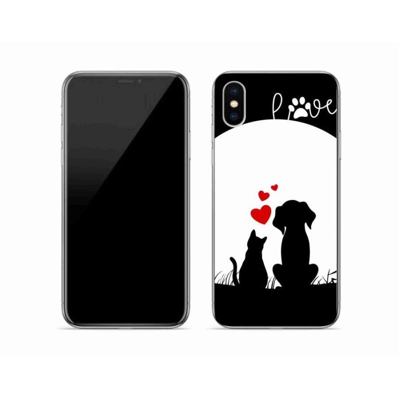 Gél tok mmCase iPhone X készülékhez - állatszerelem