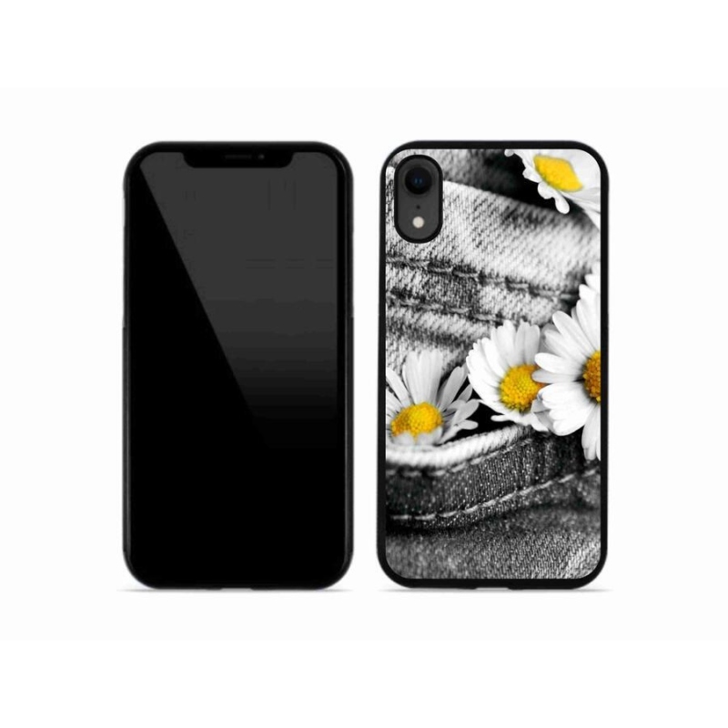 Gél tok mmCase iPhone XR készülékhez - százszorszépek