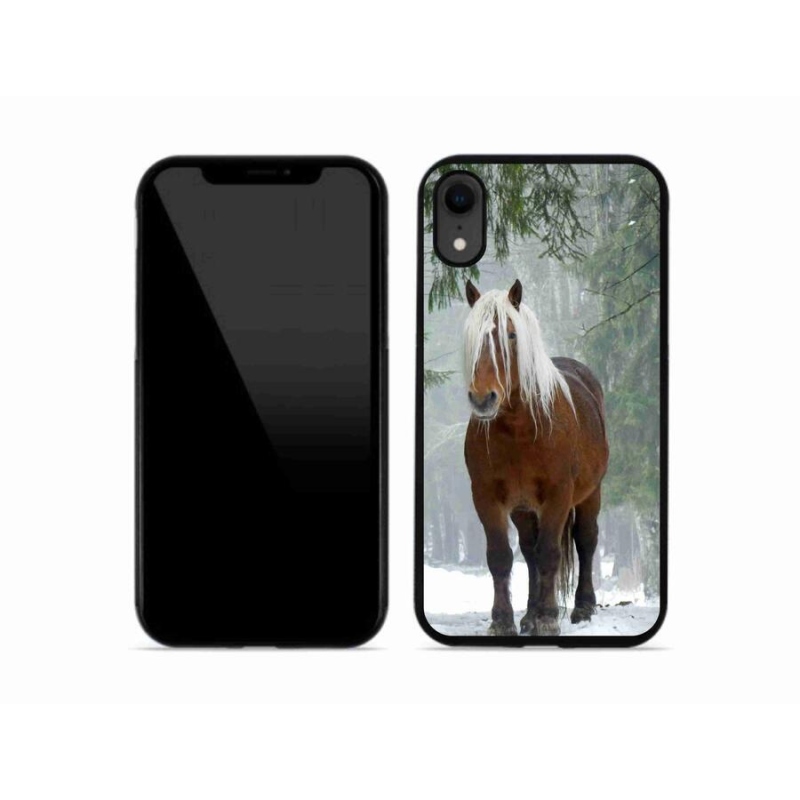 Gél tok mmCase iPhone XR készülékhez - ló az erdőben
