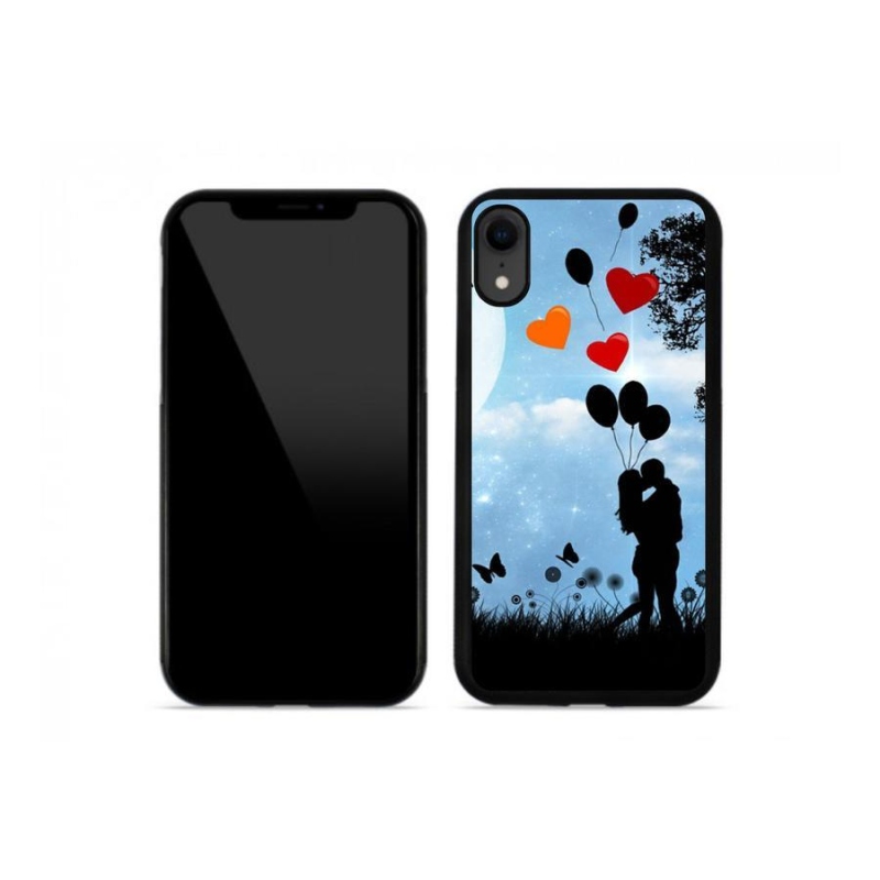 Gél tok mmCase iPhone XR készülékhez - szerelmespár