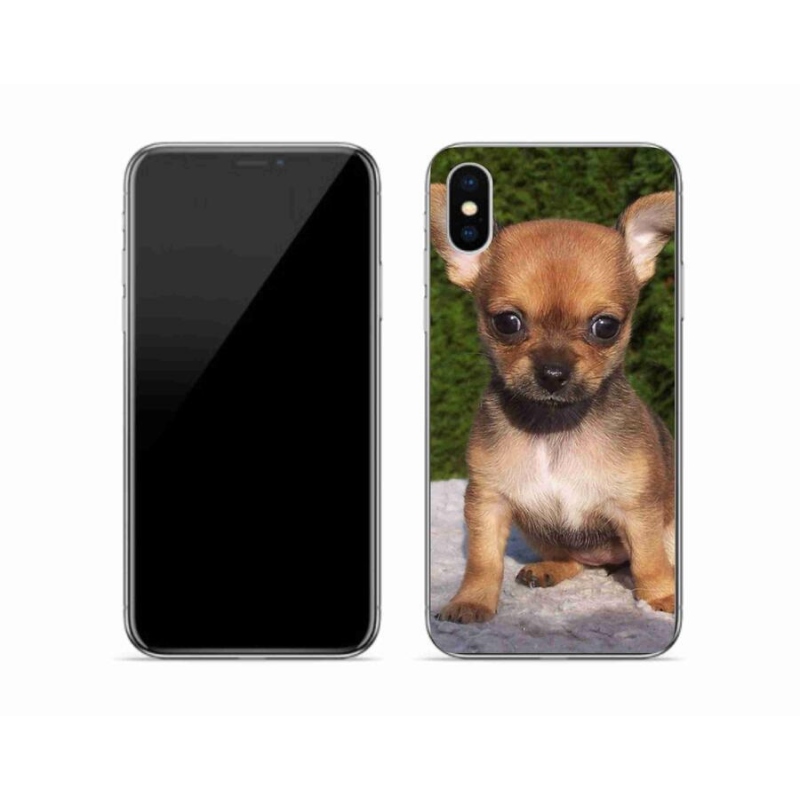 Gél tok mmCase iPhone XS készülékhez - chihuahua 3