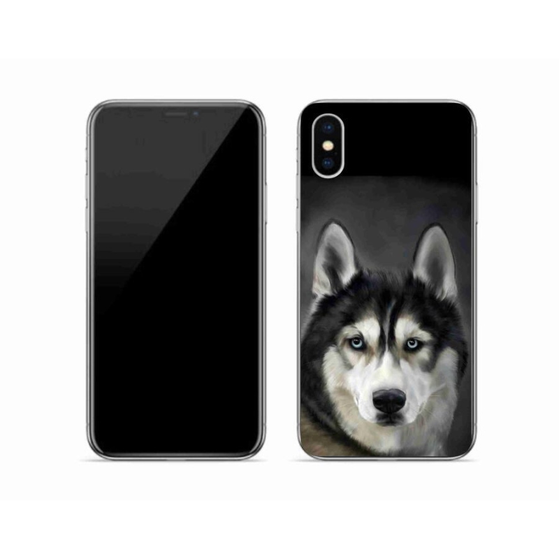 Gél tok mmCase iPhone XS készülékhez - husky