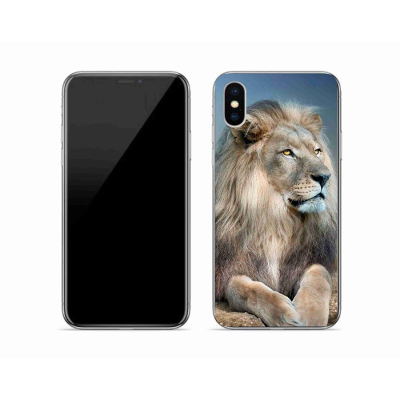Gél tok mmCase iPhone XS készülékhez - Lion 1