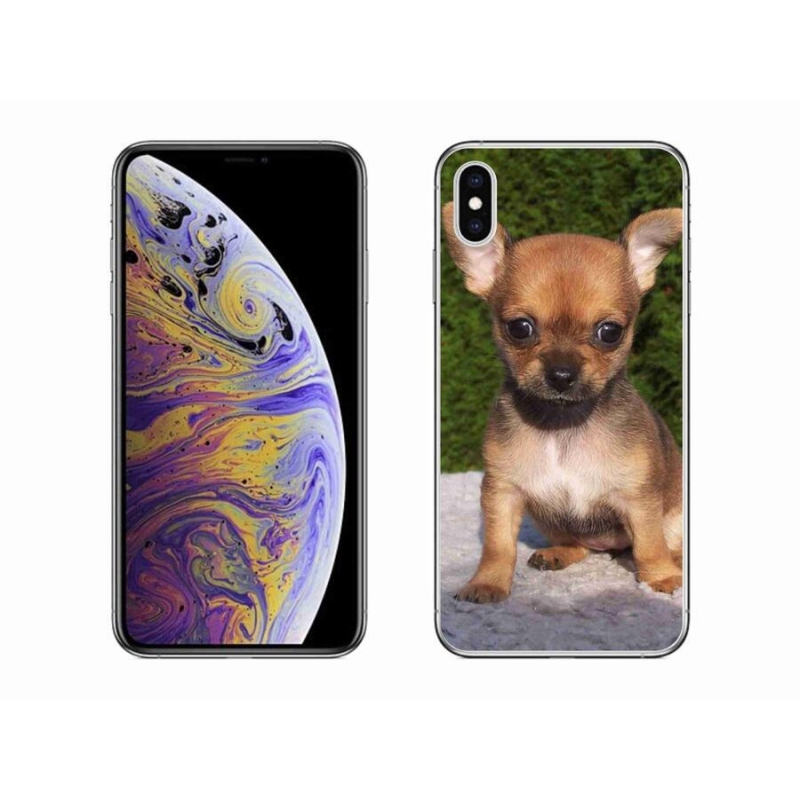 Gél tok mmCase iPhone XS Max készülékhez - chihuahua 3