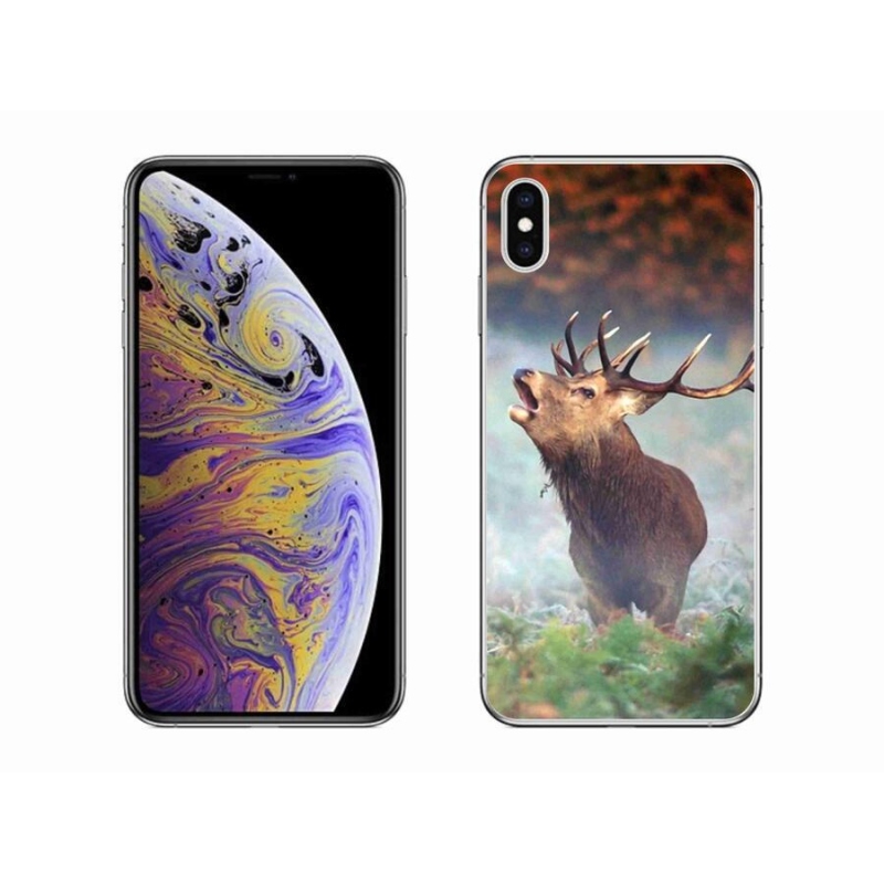 Gél tok mmCase iPhone XS Max készülékhez - szarvas 2