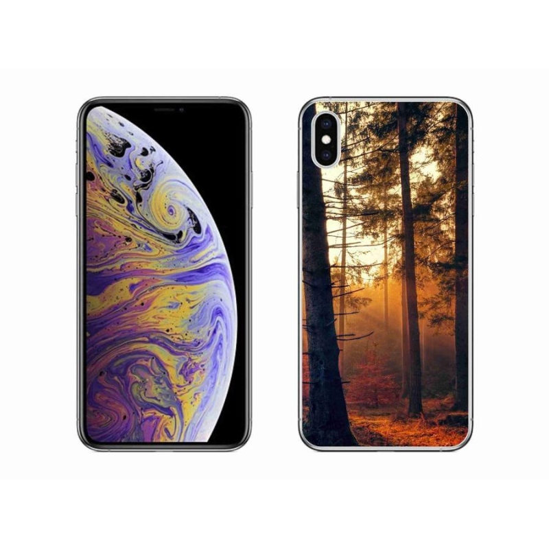 Gél tok mmCase iPhone XS Max készülékhez - erdő