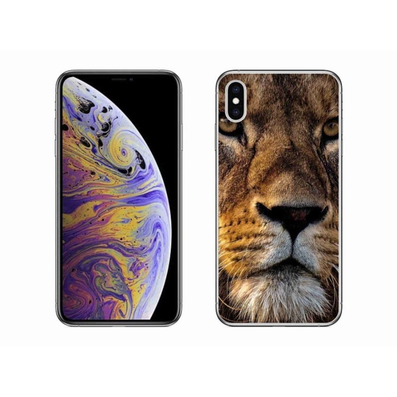 Gél tok mmCase iPhone XS Max készülékhez - oroszlán