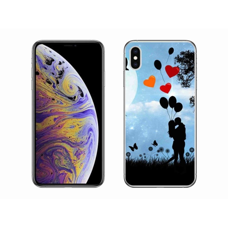 Gél tok mmCase iPhone XS Max készülékhez - szerelmes pár
