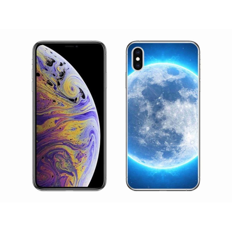 Gél tok mmCase iPhone XS Max készülékhez - földgömb alakú