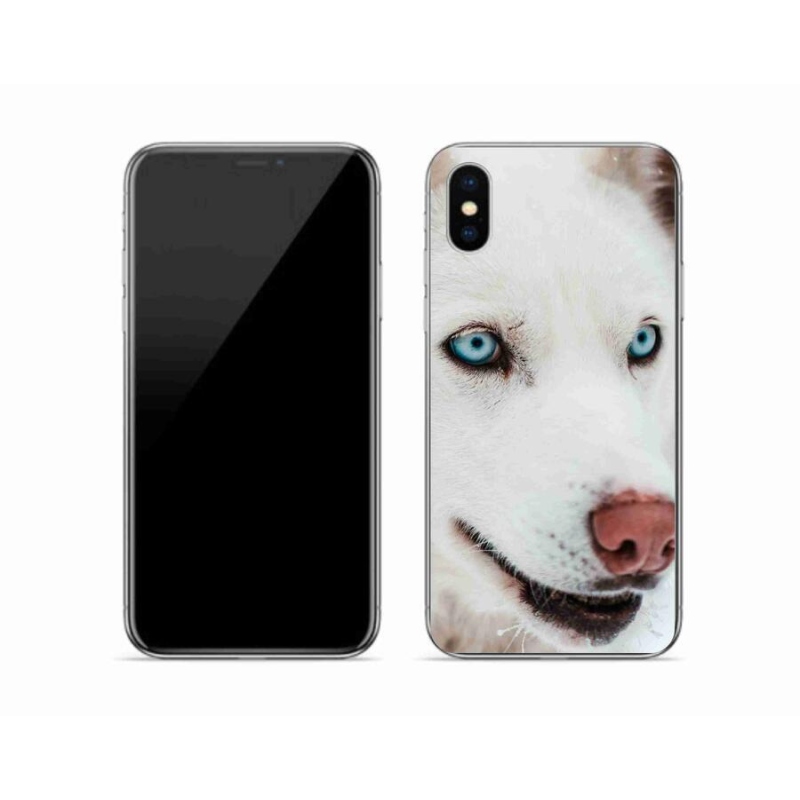 Gél tok mmCase iPhone XS készülékhez - kutyaszemmel nézve