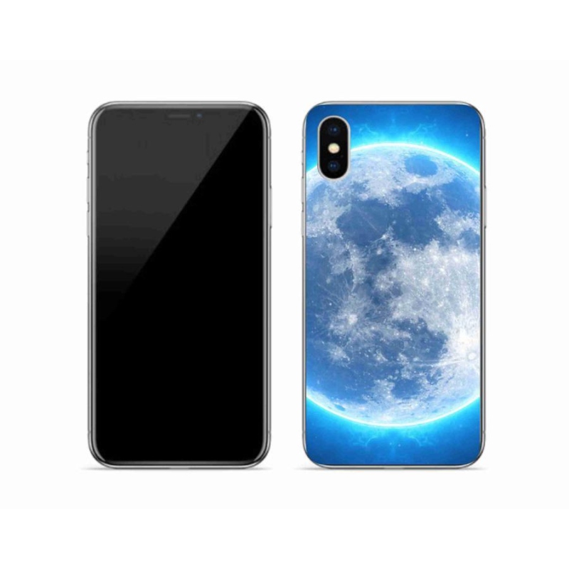 Gél tok mmCase iPhone XS készülékhez - földgömb alakú