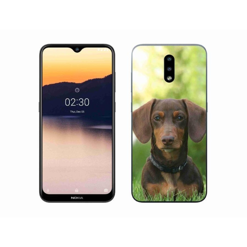 Gél tok mmCase a Nokia 2.3 készülékhez - barna tacskó