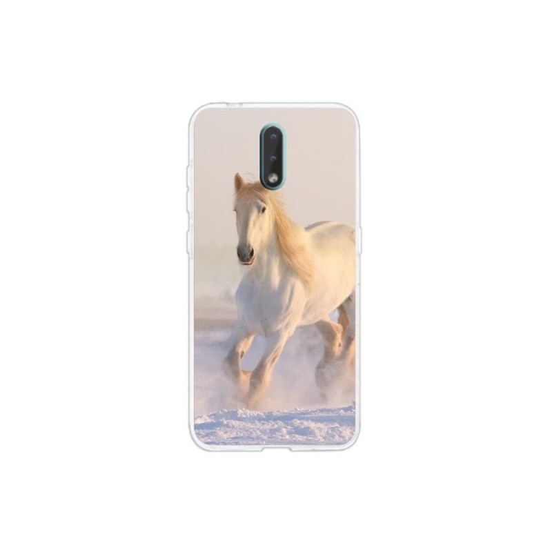 Gél tok mmCase a Nokia 2.3 mobilhoz - ló a hóban