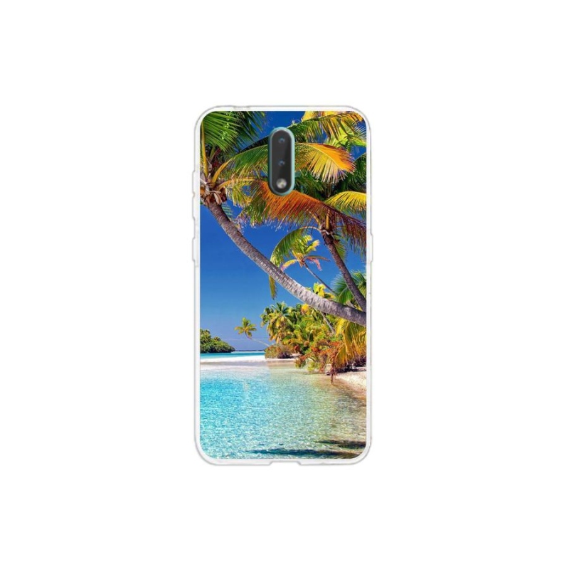 Gél tok mmCase mobiltelefonhoz Nokia 2.3 - tengerparti strand