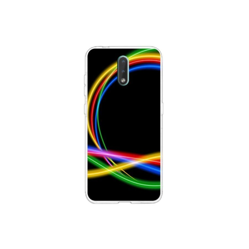 Gél tok mmCase a Nokia 2.3 készülékhez - neon körök