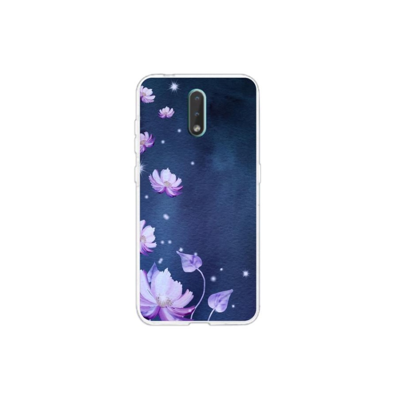 Gél tok mmCase mobiltelefonhoz Nokia 2.3 - virághullás