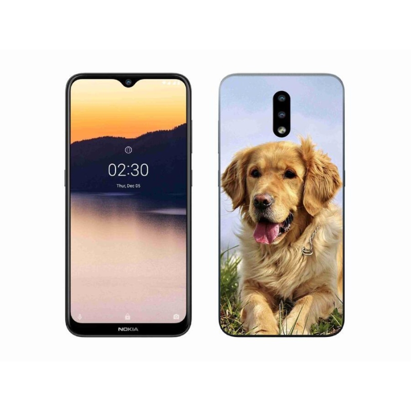 Gél tok mmCase a Nokia 2.3 mobilhoz - arany retriever