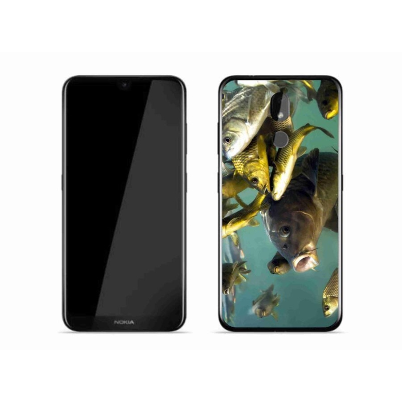 Zselés tok mmCase Nokia 3.2 mobiltelefonhoz - halak iskolája