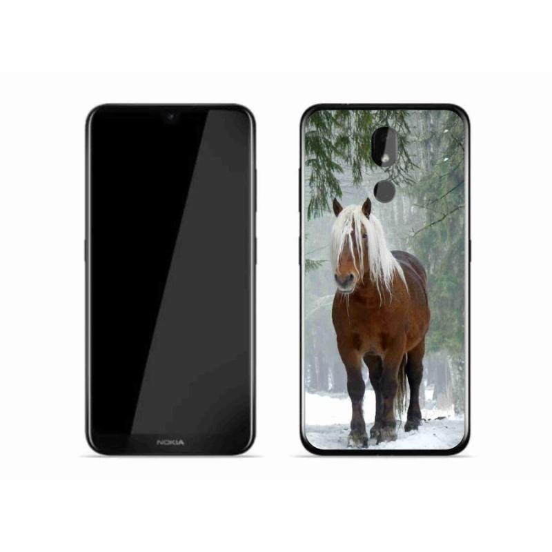 Gél tok mmCase mobiltelefonhoz Nokia 3.2 - ló az erdőben