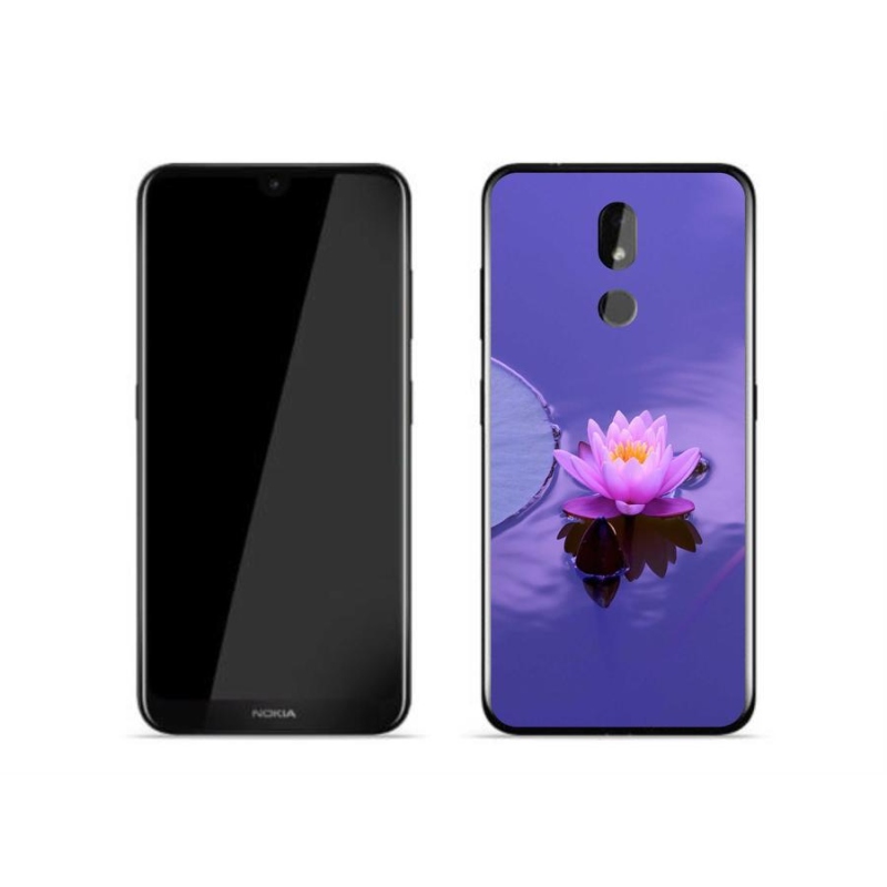 Gél tok mmCase mobiltelefonhoz Nokia 3.2 - virág a felületen