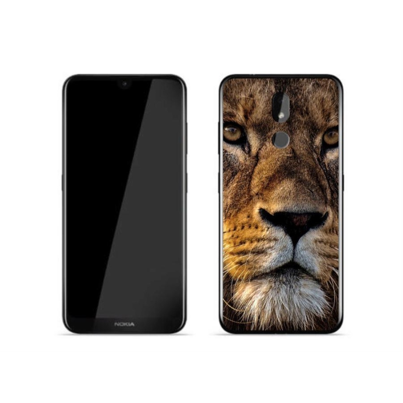 Gél tok mmCase a Nokia 3.2 készülékhez - oroszlán