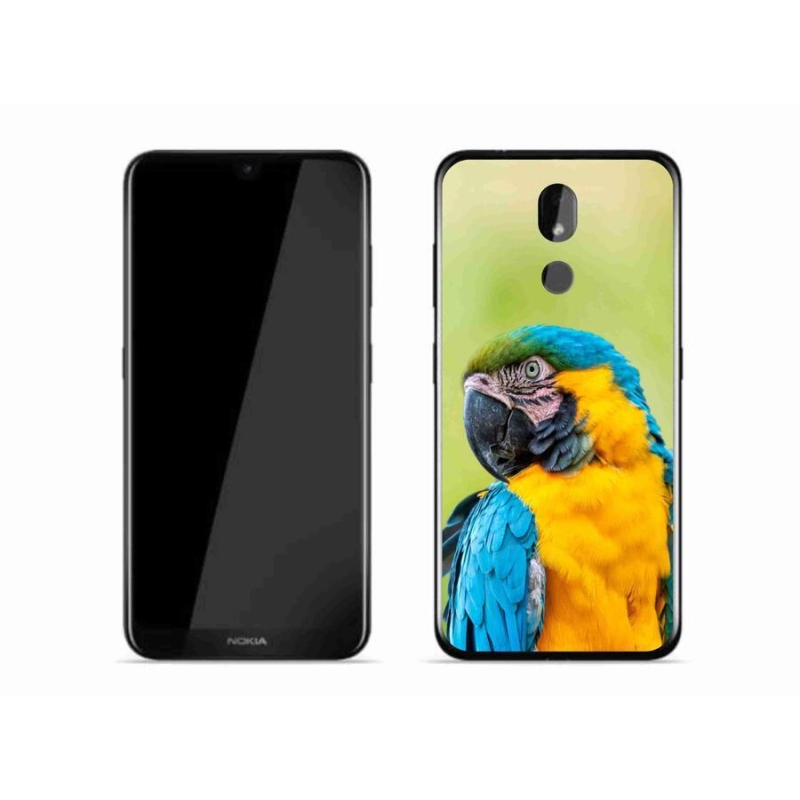 Gél tok mmCase mobiltelefonhoz Nokia 3.2 - papagáj ara 2