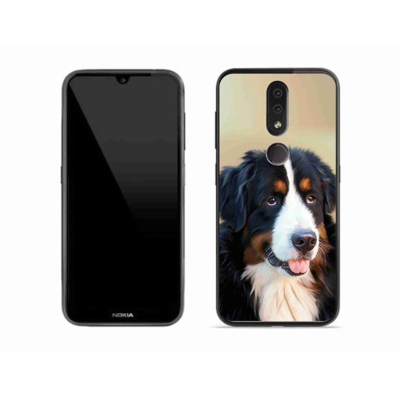 Gél tok mmCase mobiltelefonhoz Nokia 4.2 - Berni hegyi kutya