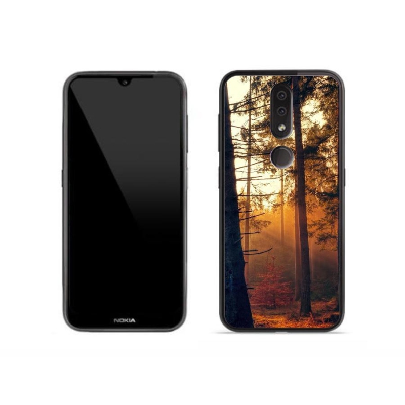Gél tok mmCase a Nokia 4.2 készülékhez - erdő