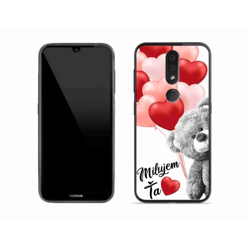 Gél tok mmCase mobiltelefonhoz Nokia 4.2 - I love you en