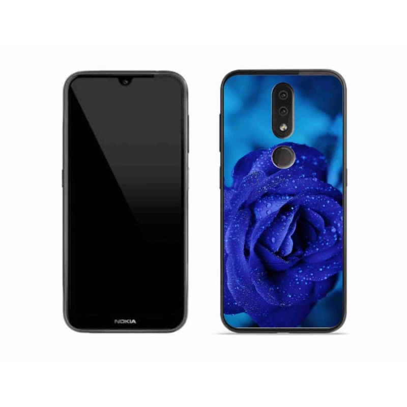 Gél tok mmCase a Nokia 4.2 készülékhez - kék rózsa