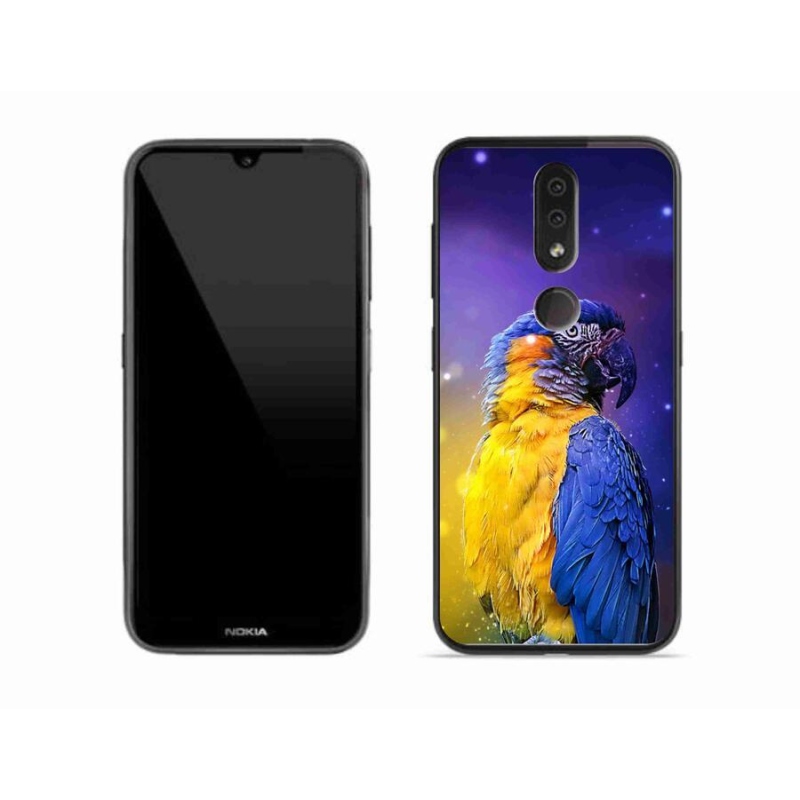 Gél tok mmCase a Nokia 4.2 készülékhez - papagáj ara 1