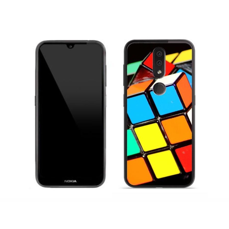 Gél tok mmCase mobiltelefonhoz Nokia 4.2 - Rubik-kocka
