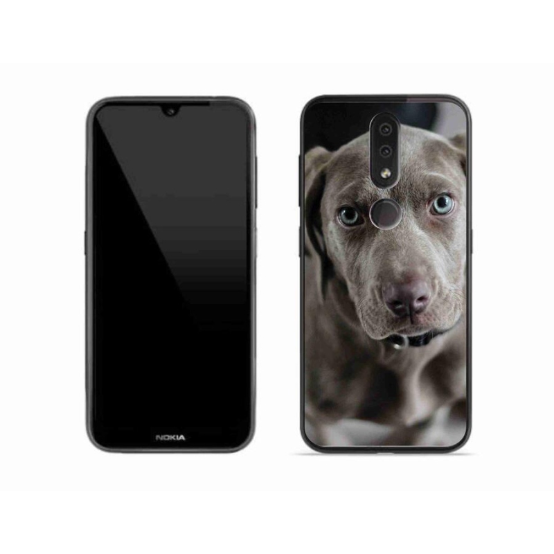 Gél tok mmCase a Nokia 4.2 mobiltelefonhoz - výmarský ohař