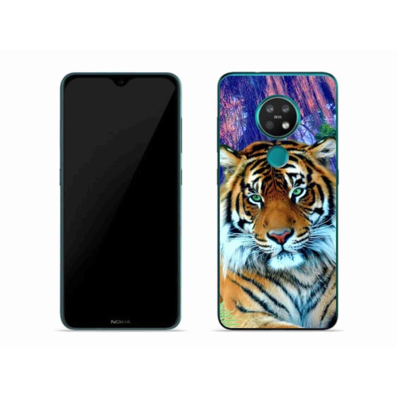 Gél tok mmCase mobiltelefonhoz Nokia 6.2 - tigris