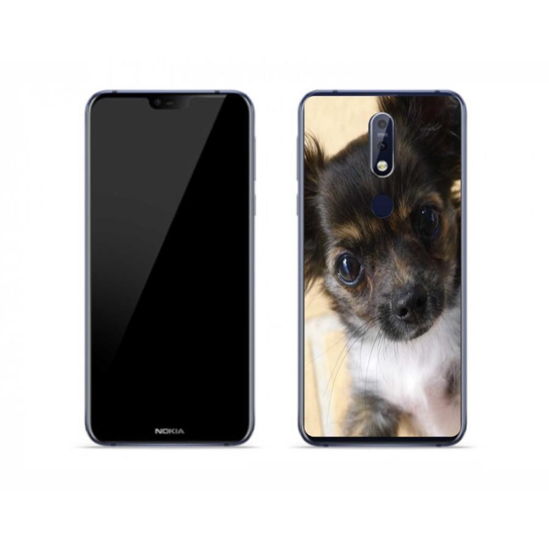 Gél tok mmCase mobiltelefonhoz Nokia 7.1 - chihuahua 2