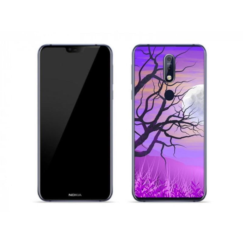 Gél tok mmCase mobiltelefonhoz Nokia 7.1 - rajzfilm fa