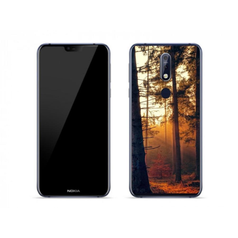 Gél tok mmCase a Nokia 7.1 készülékhez - erdő