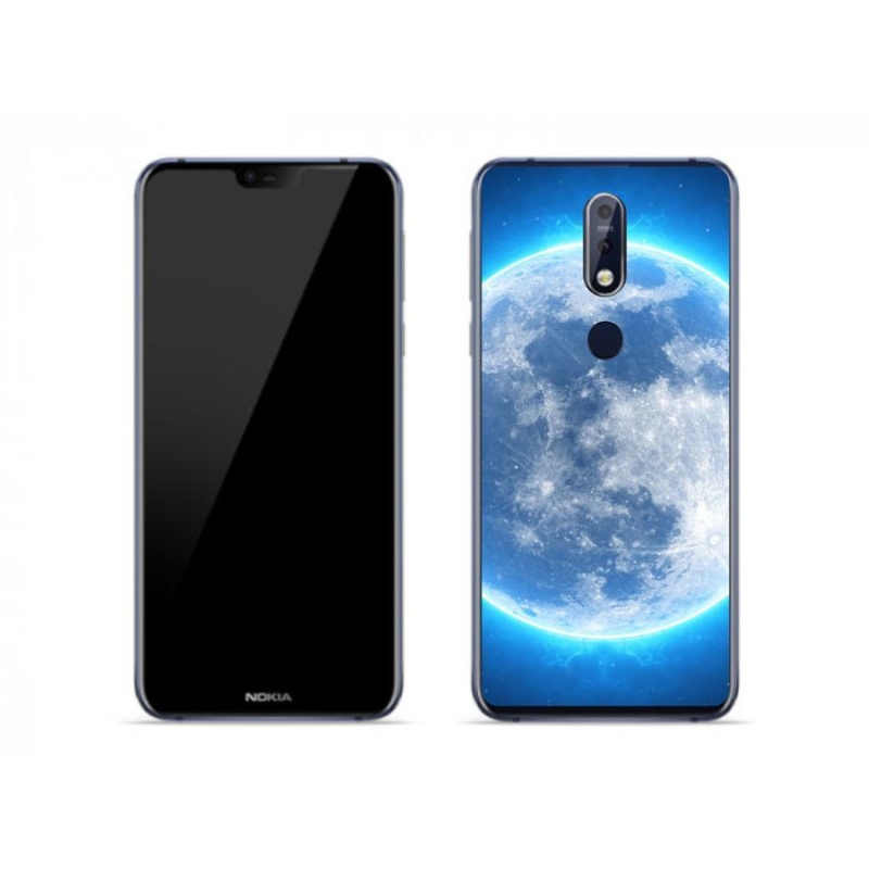 Gél tok mmCase a Nokia 7.1 készülékhez - földgömb