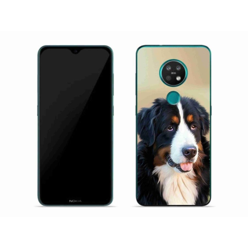 Gél tok mmCase mobiltelefonhoz Nokia 7.2 - Berni hegyi kutya