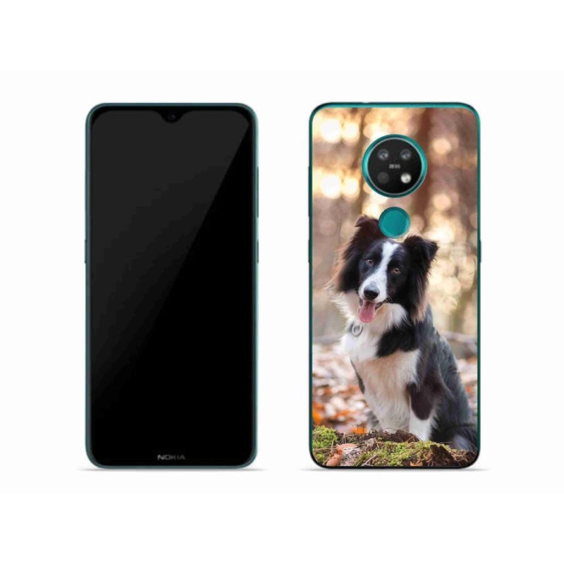 Gél tok mmCase mobiltelefonhoz Nokia 7.2 - border colie 1