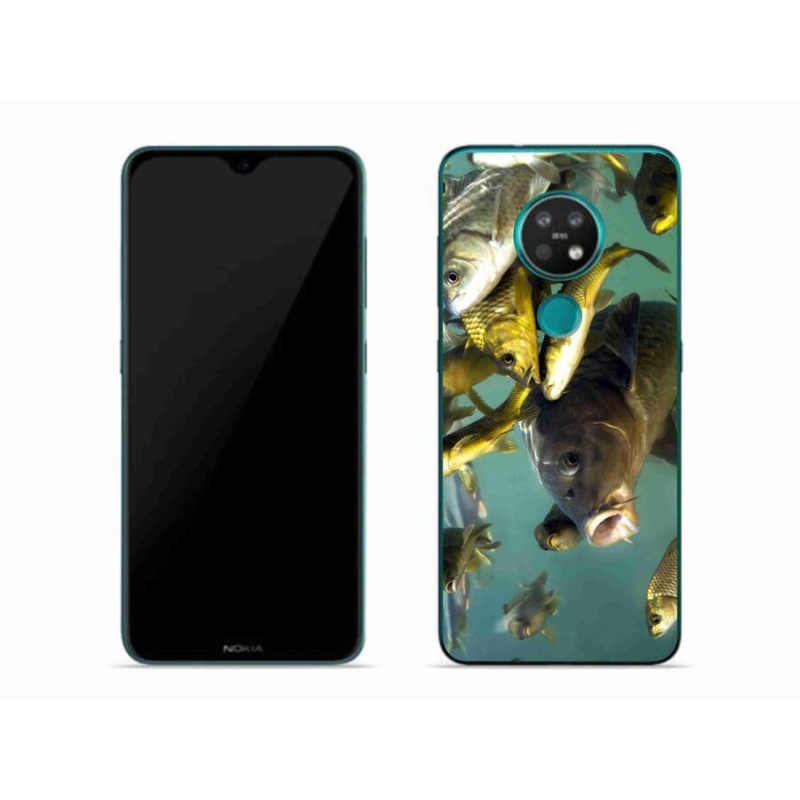 Gél tok mmCase mobiltelefonhoz Nokia 7.2 - halak iskolája
