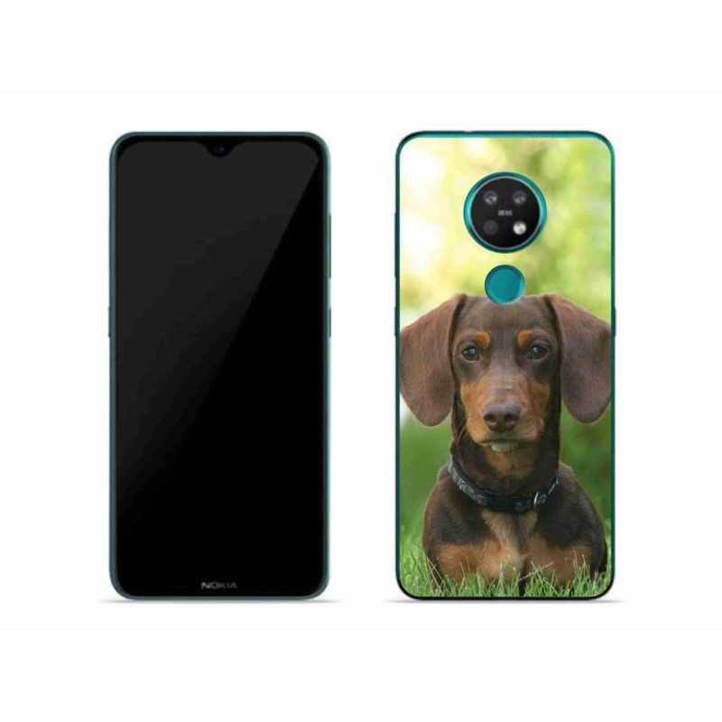Gél tok mmCase a Nokia 7.2 készülékhez - barna tacskó