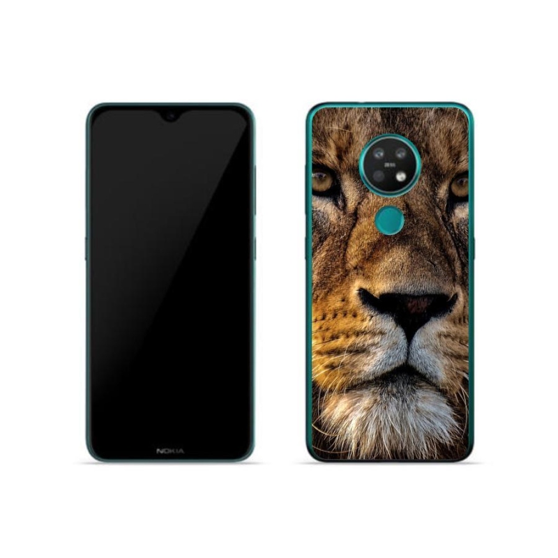 Gél tok mmCase a Nokia 7.2 készülékhez - oroszlán