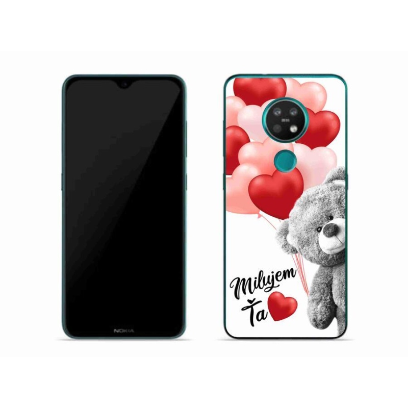 Gél tok mmCase mobiltelefonhoz Nokia 7.2 - I love you en