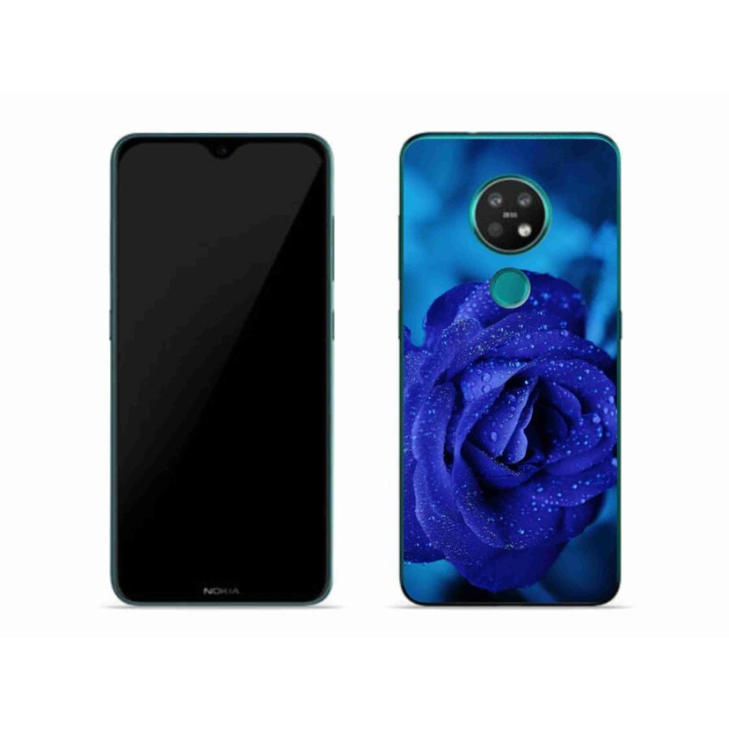 Gél tok mmCase a Nokia 7.2 készülékhez - kék rózsa