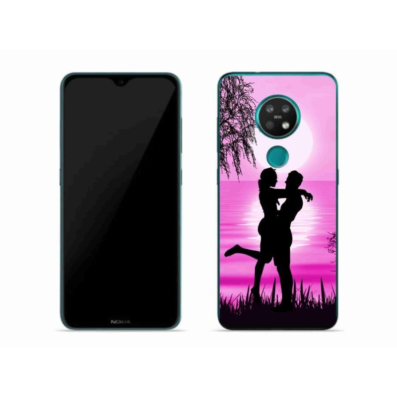 Gél tok mmCase a Nokia 7.2 készülékhez - naplemente